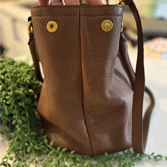 SOLD! Prada Rich Brown Leather 2 way Bag - Picture 6 of 16